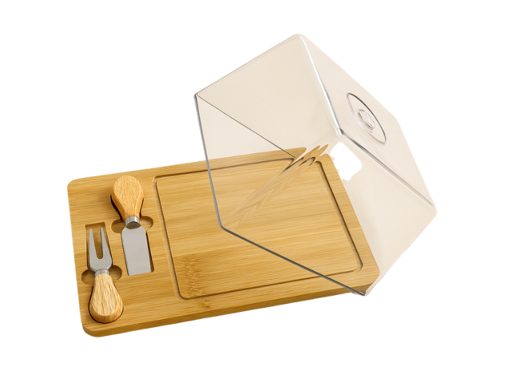 Porta Quesos con Utensilios