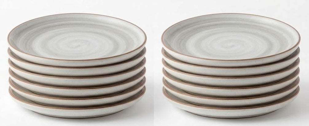 Pack x12 Plato Tendido Artisan Corona Grande