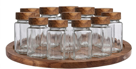 Promo Acacia (12 Especieros Acacia + Base Giratoria Acacia)