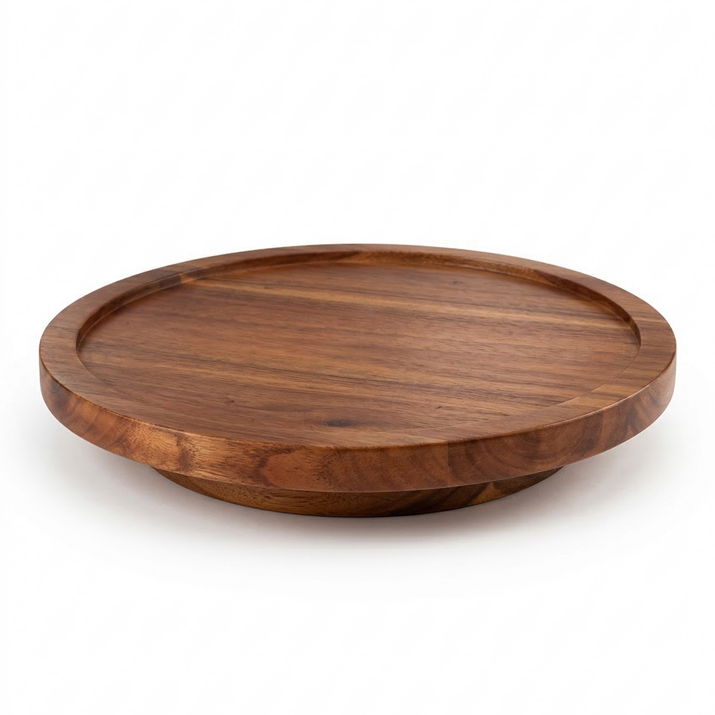 Base Giratoria de madera Acacia