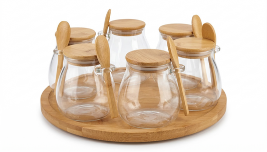 Promo Mini Kai ( 6 frascos Kai de 350 ml + 1 Base Giratoria de Bambú Revolve )