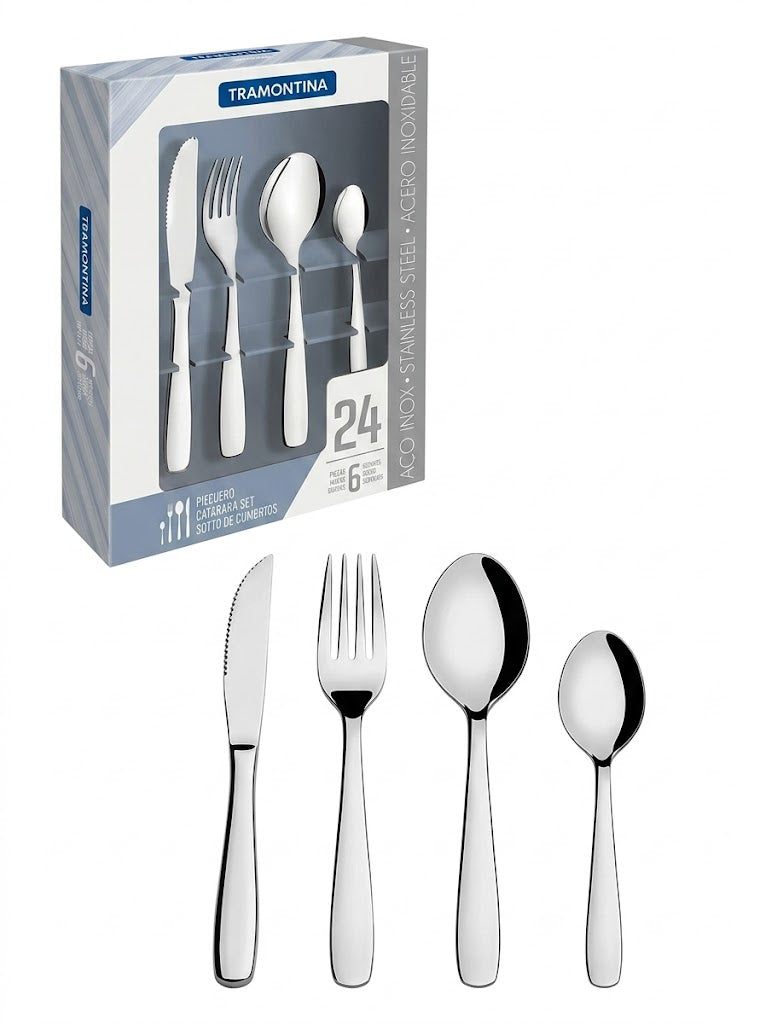 Set x24 Cubiertos Tramontina